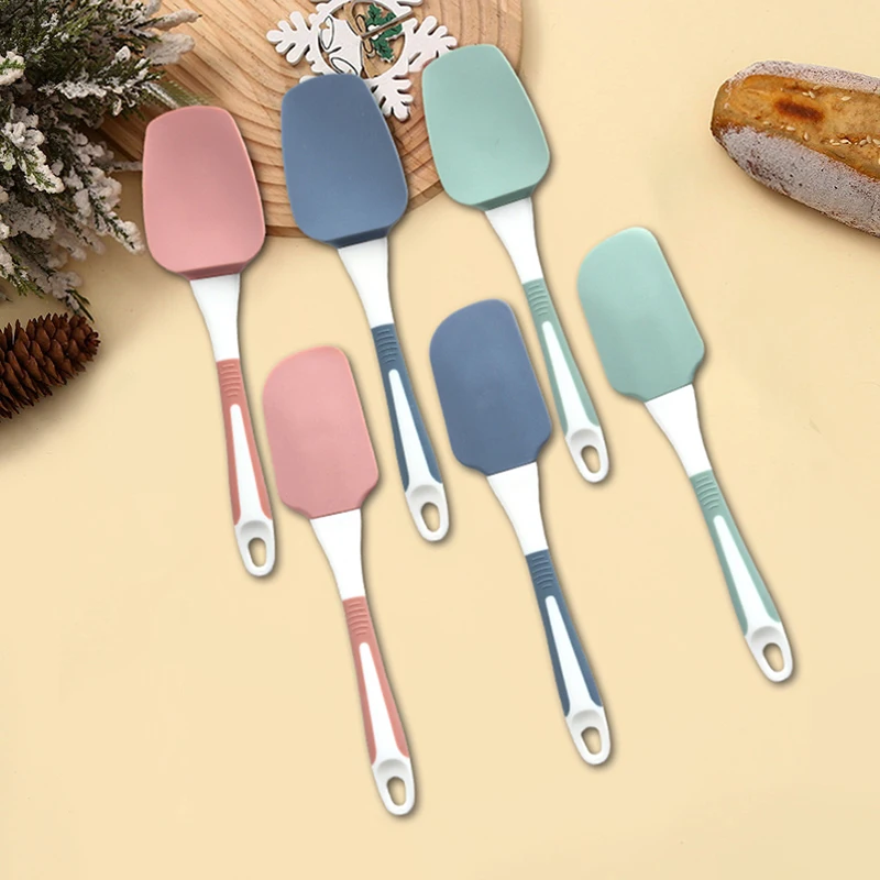 Silicone spatula shovel ergonomic cake spatula icing kitchen DIY baking tools accessories