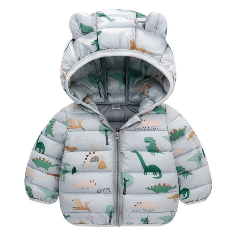 Winter Autumn Baby Boys Girls Unicorn Jacket Coat Toddler Kids Cotton-Padded Outerwear Infant Parka Infant Snow Wear Clothing