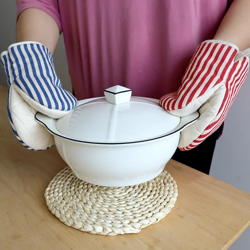 Silicone Oven Gloves Anti - scalding Mitts Potholder Kitchen Tray Dish Bowl Holder Hand Clip 1PC
