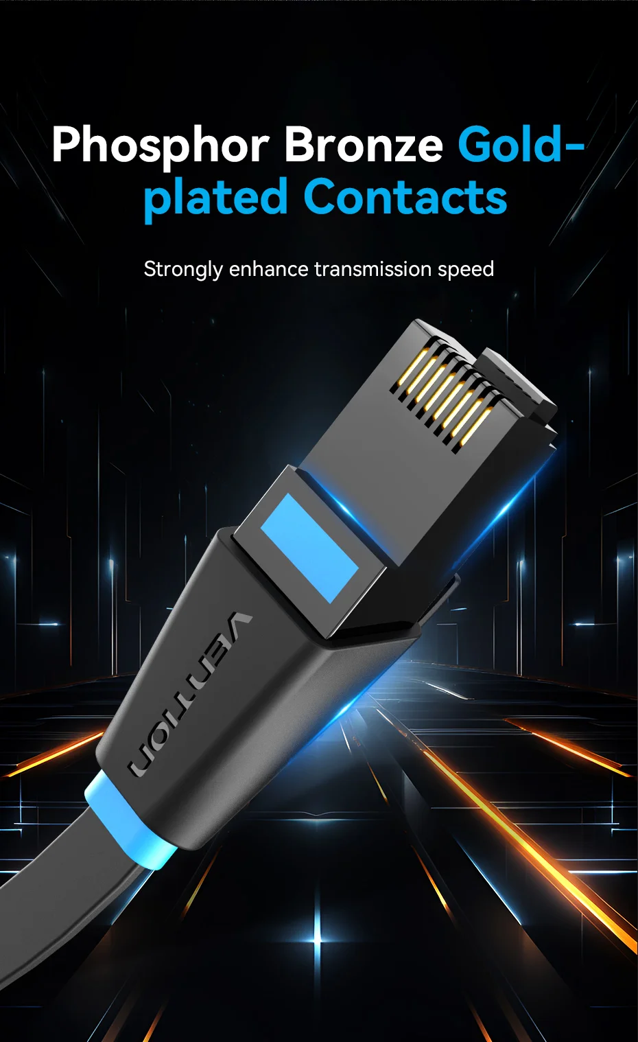 Cat6 Ethernet Cable Gigabit High Speed 1000Mbps Lan Cable RJ45 Network Patch Cab