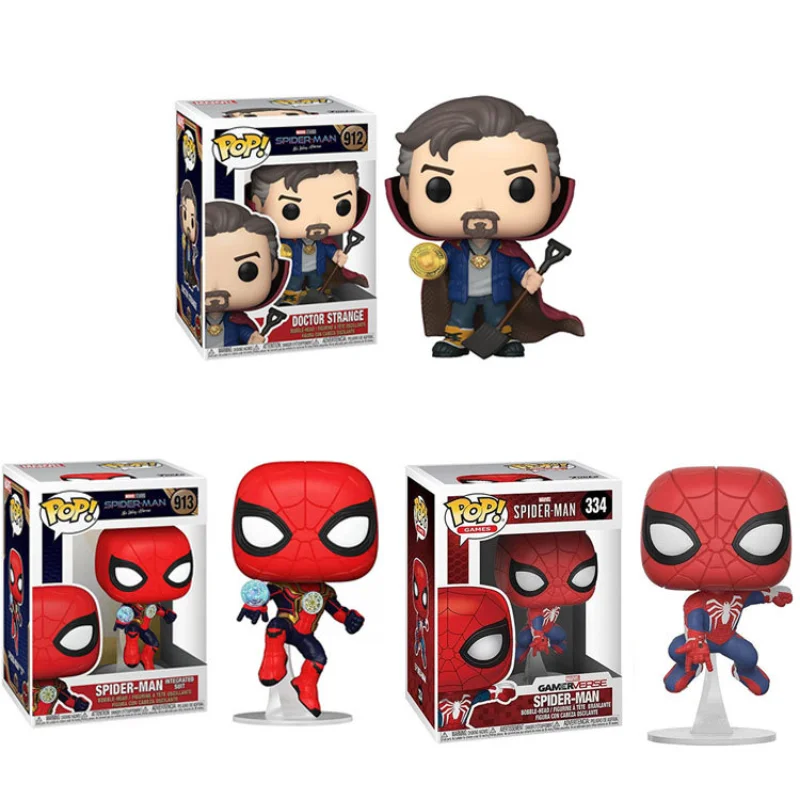 Marvel Super Hero Spider-Man Strange Doctor Spider-Man 3 Hero No Return Permanent Children'S Toy Decorazione Desktop Fatta A Mano