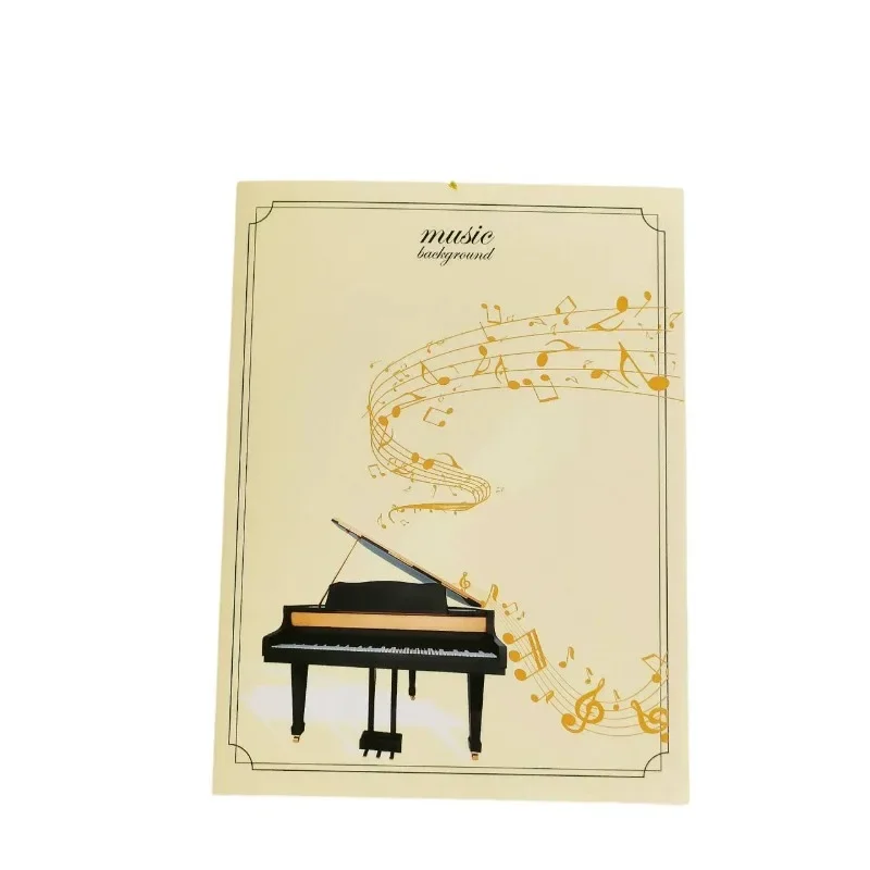 Pop up style 3D stereo piano greeting cards Business Gift Universal Greeting Card Thank you and Blessing Card Gifts greeting cards