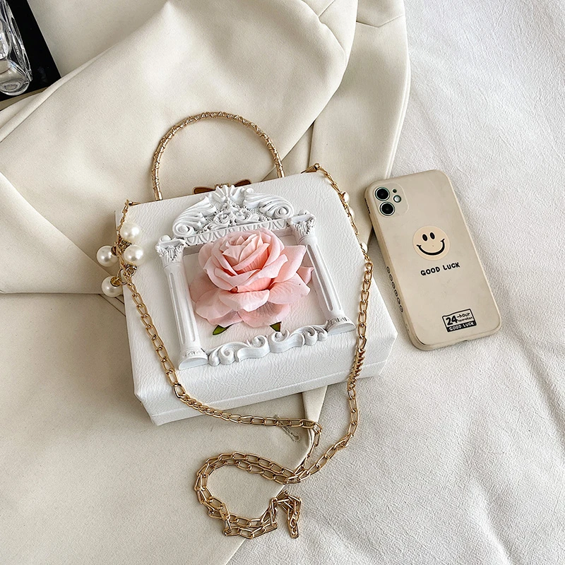 Engel Abend Tasche Designer Frauen Clutch Tasche Clip Handtasche Geldbörse für Hochzeit Kette Luxus Marke Schulter Mini Tasche Vintage Handtasche – Detail 12