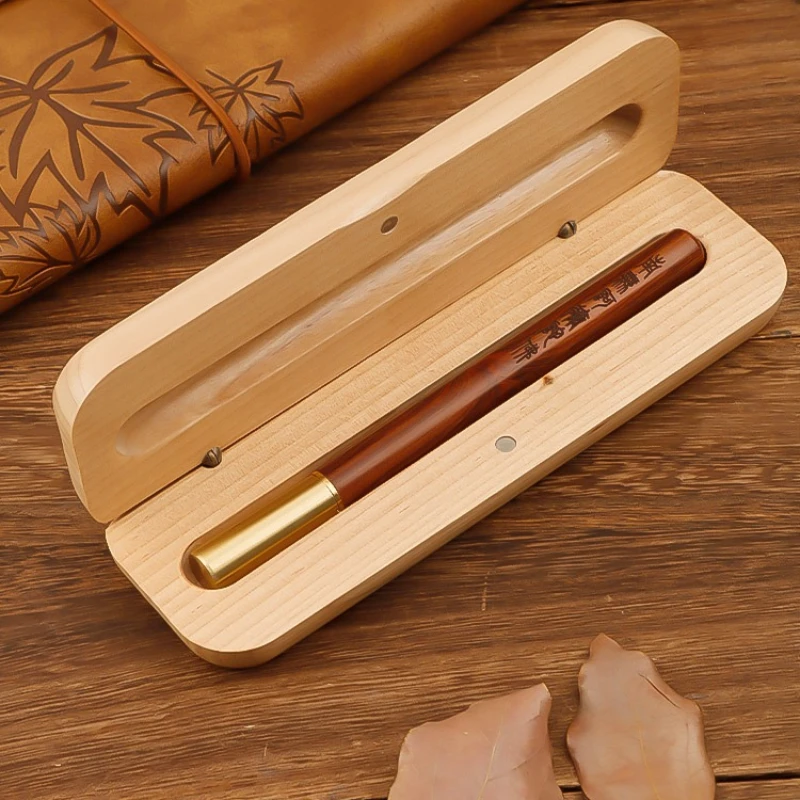 Elegant Wooden Pen Box - Premium Gift Packaging for Business and Stationery