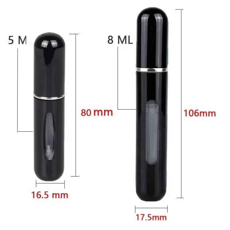 5/8ml Bottom-Filling Pump Perfume Refillable Spray Bottle Mini Portable Empty Cosmetic Containers Atomizer Bottle Travel Stroage glass bottles mini glass bottles mini perfume bottles