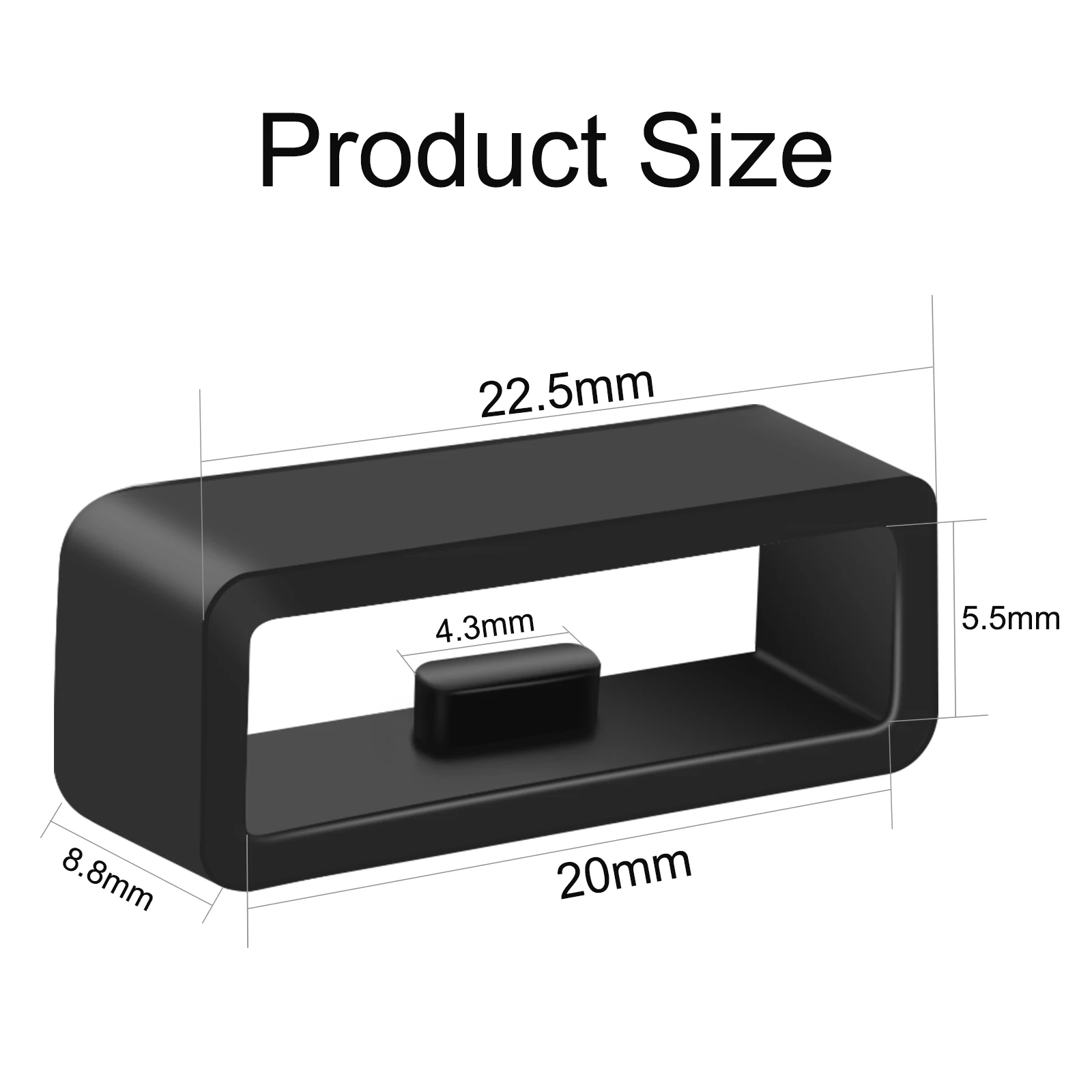 10Pcs/6pcs/4pcs/lot Rubber Watchband Rings Replacement Silicone Watch Bands Loop Ring thumbnail 9