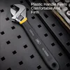 6/8/10/12 Inch Universal Spanners Black Rubber Non-slip Handle Adjustable Wrench Multifunction Auto Mechanic Maintenance Tools 4