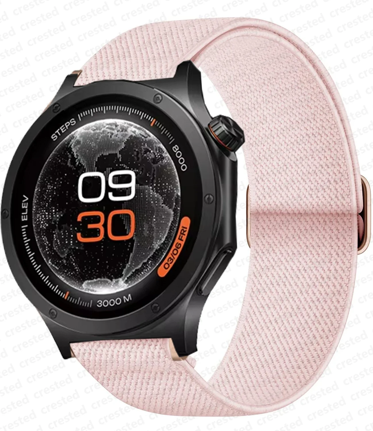 Adjustable Nylon Strap for Smartwatches - Elastic Bracelet Band Accessory