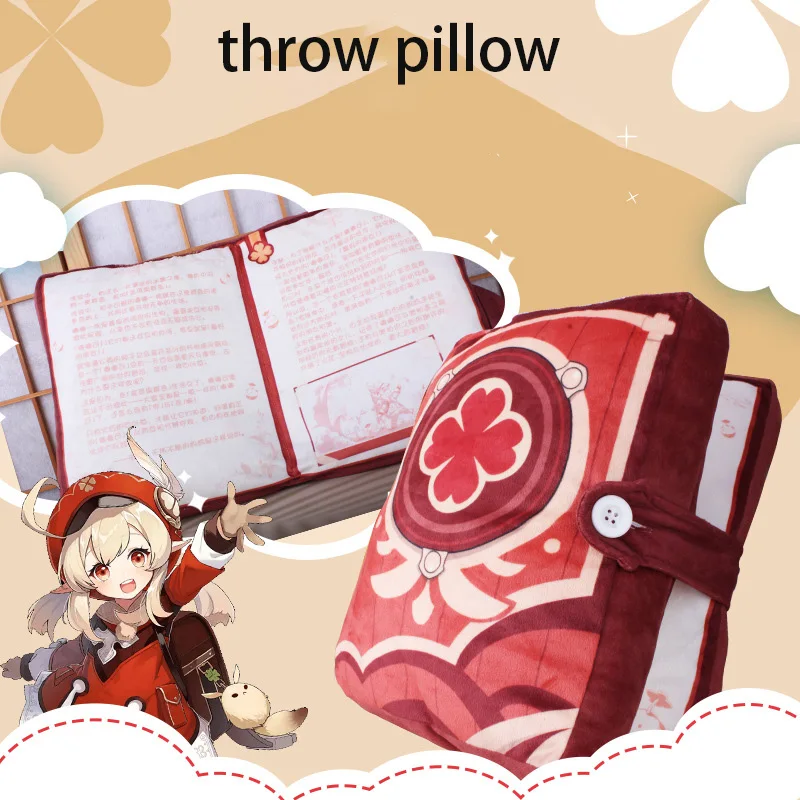 Yuanshen Pillow Keli Dudu Ke Story Collection Cute Plush Pillow Two-dimensional Hand Warmer Anime Cushion Yuan Gift the complete collection of classics by yan zhenqing the stele of diligence and rites tang yuan stele rubbings regular scrip