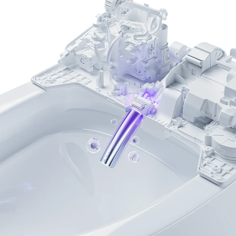 Smartmi 스마트 비데 뚜껑 2S, 야간 조명, 4 가지 청소 모드, 온도 조절 온열 시트, CN 버전 