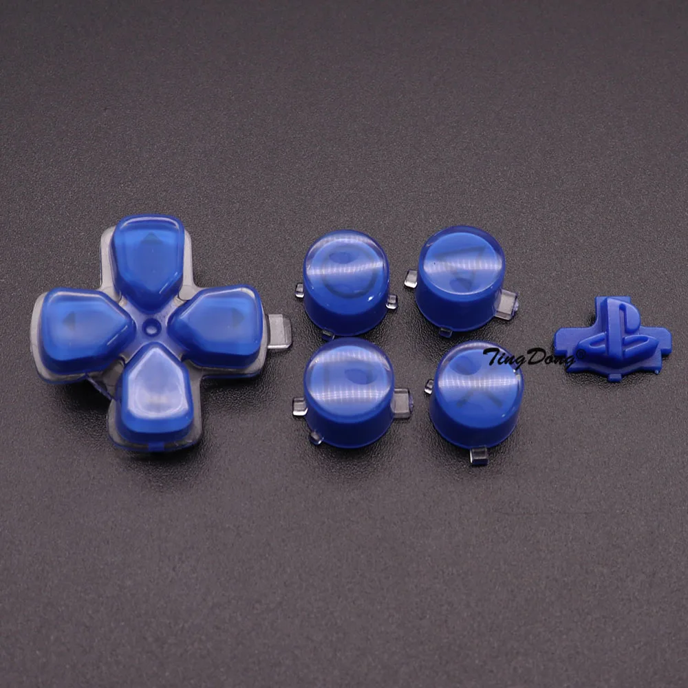 For PS5 Controller Replacement Dpad & ABXY Jelly Buttons Trigger Keys Repair Part Home Button Return Back Power Switch Key