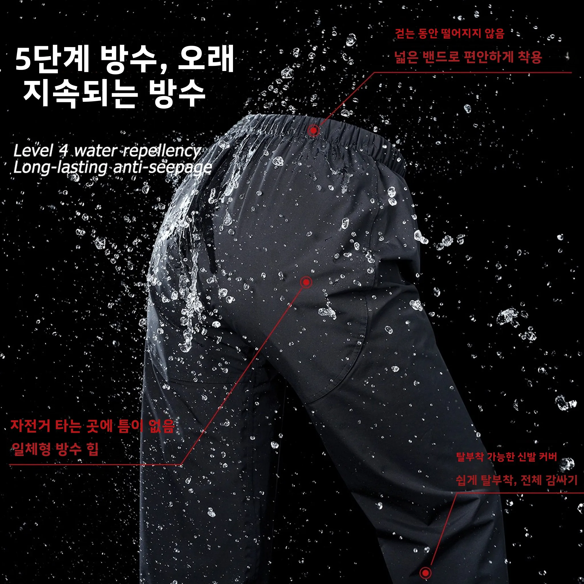 성인용 방수 오토바이 레인코트 세트 남녀 분리형 라이딩 슈트 선물 통기성 경량 고급스러운 디자인
