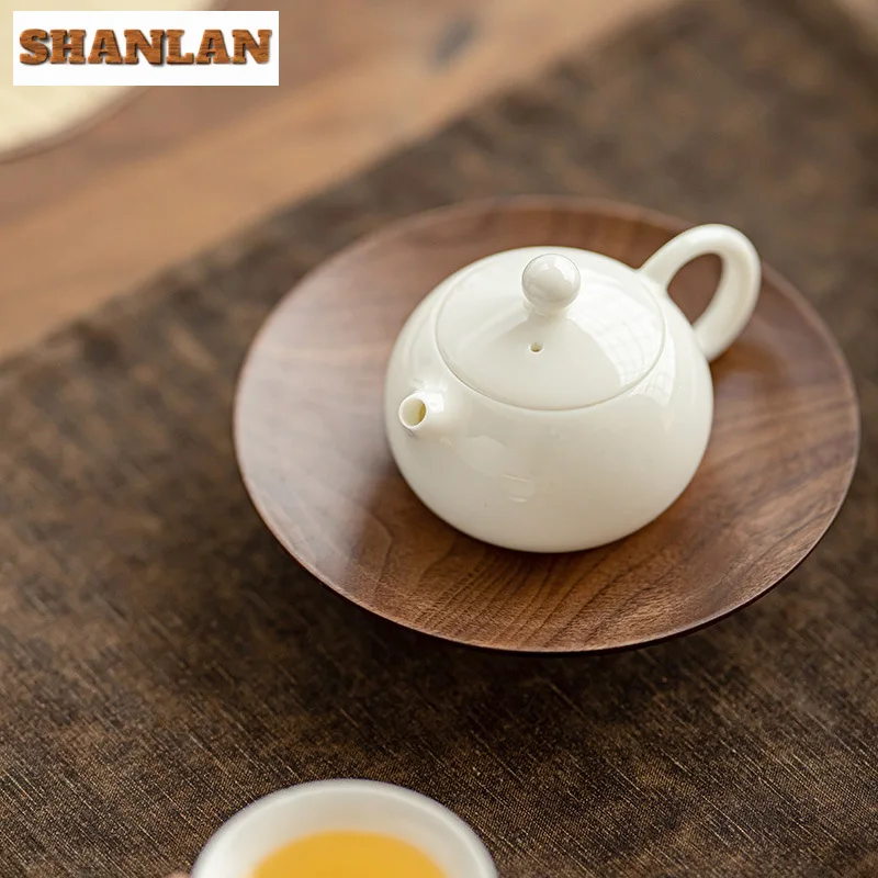 ブティック羊脂肪翡翠磁器ティーポット、絶妙なxishiポット、infuser