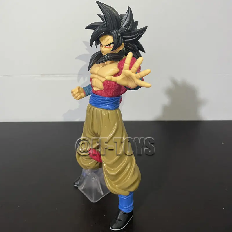 Anime Dragon Ball Z Super Saiyan 4 Goku Single Hand Blast Figure Statue Toy  Gift