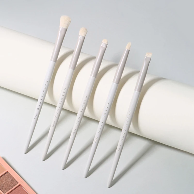 Detail Eye Makeup Brush Flat Eyes Brushes Professional Angled Eyebrow Eyeliner Contour Brush Concealer Eyeshadow Cosmetics Tools