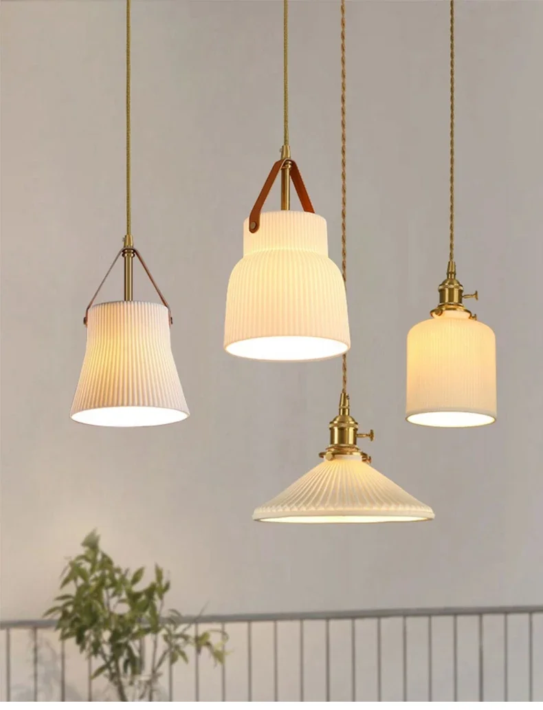 Description Picture 2 of itemModern Minimalist Plaster Pendant Lamp Indoor Creative Retro Hanging Lamp For Living Room Dining Hall Bedroom Cafe Bar Droplight
