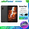 Ulefone Armor Pad Rugged Tablet 4GB RAM 64GB ROM 7650mAh 8.0'' HD+ Display 4G Android 12 Tablet Phone IP68/IP69K 13MP Camera 1