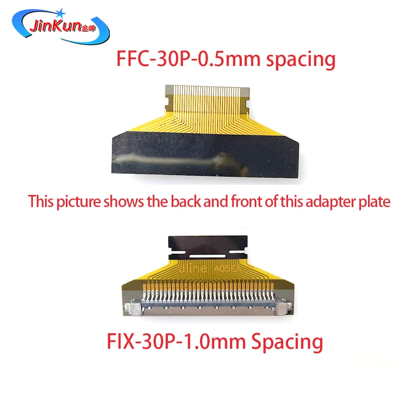 CSOT HKC LCD 스크린용 32인치 LVDS 어댑터 보드 플레이트 F05035 Jline A05E FIX-30P-1.0mm - FFC-30P-0.5mm 디스플레이 연결용