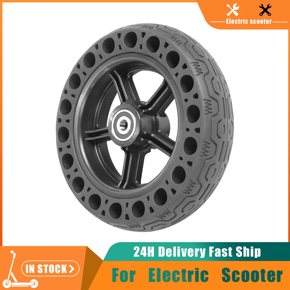 

200*50 Honeycomb Solid Wheels For Mini Dolphin Electric Scooter Solid Tire With Hub Non-pneumatic No Inflation Tubeless Tyres