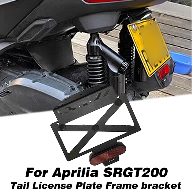 For Aprilia SR GT 125 SR GT 125 Sport Motorcycle Modification Short Tail  License Frame Short Tail License Plate Frame Bracket - AliExpress