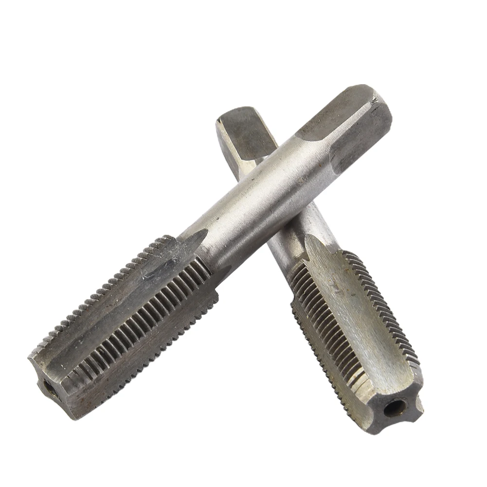 키트 탭 세트 피치 툴 14mmx1.25 2개 CNC 기계 고속 강철 금속 가공 미터법 테이퍼 나사 실용적인 도구