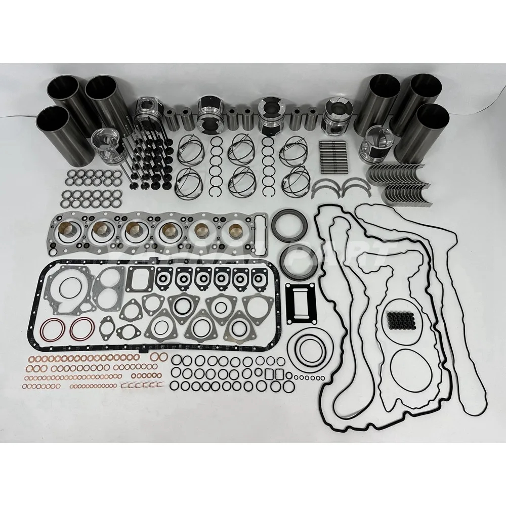 

6UZ1 Engine Cylinder Liner Kit With Full Gasket Kit Engine Bearings Set Valves OEM For Isuzu Diesel Engine Parts