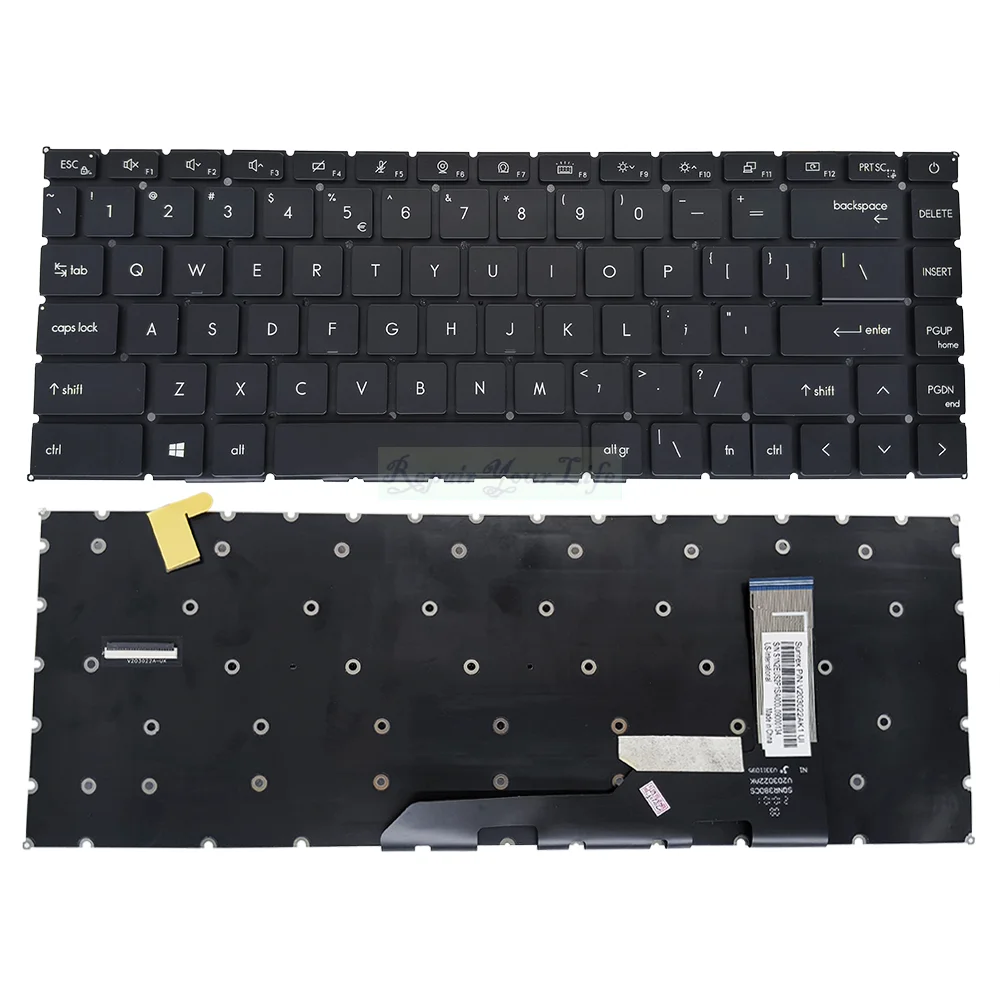 

PerKey RGB Backlit Keyboard For MSI Creator Z16 A11 A11UE MS-1571 A11UEK A11UET UI/US English Keyboard V203022AK V203022AK1 New