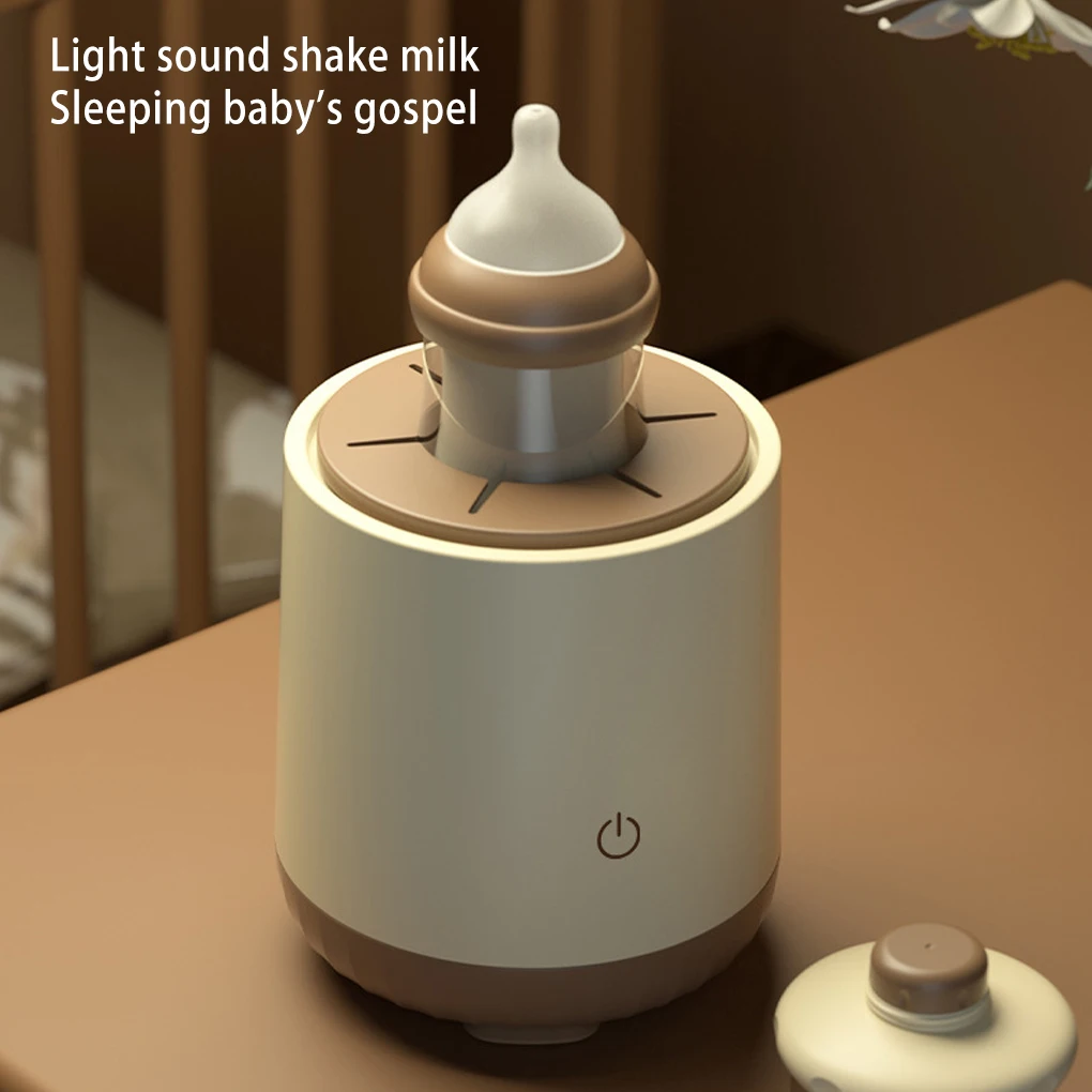 Baby Bottle Shaker Smart Milk Blender Portable Shaking Machine Bubble Reduction Home Travel Wide Application Yellow