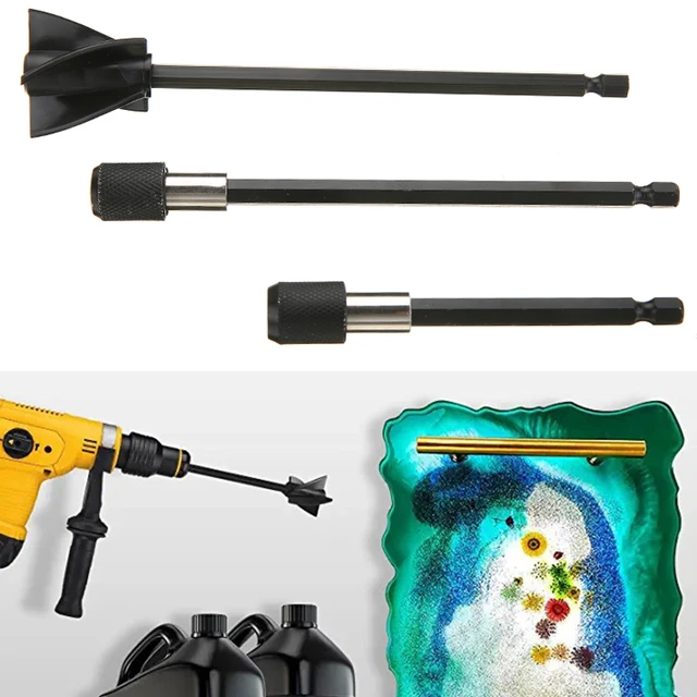 Epoxy Mixer Blade Drill Tool Multipurpose Powerful Epoxy Resin Mixer Drill  Attachment Stirrers Epoxy Electric Power Tool - AliExpress