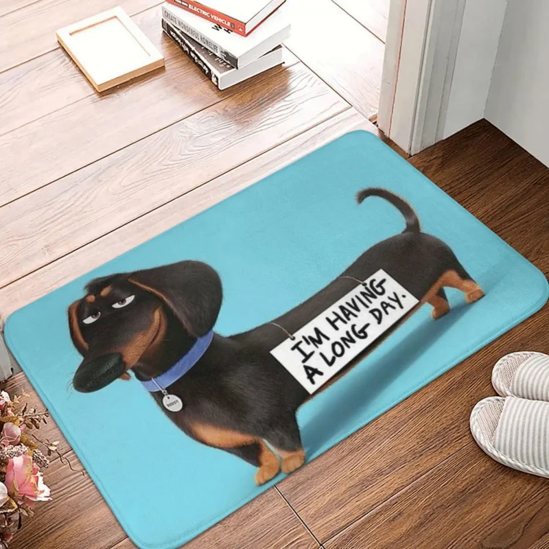 

Dachshund Dog Funny Pupy Doormat Rug Carpet Mat Footpad Polyester Non-slip Cushion Entrance Kitchen Bedroom Balcony Toilet