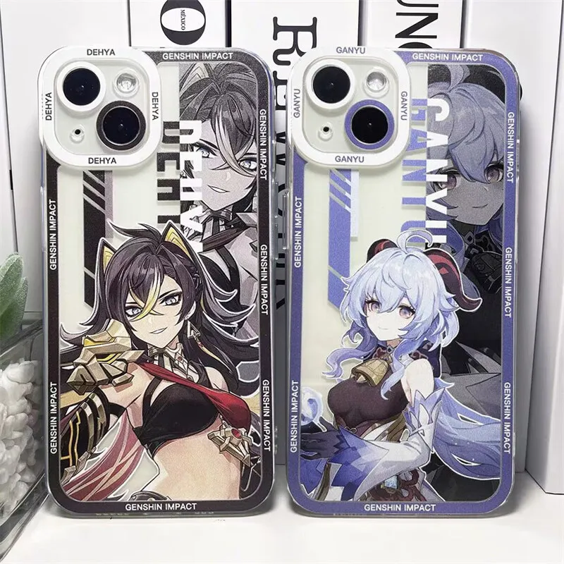 Genshin Impact Furina Shenhe Artistic Phone Case Cover