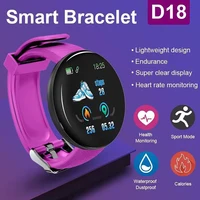 D18 Smart Watch Women And Men Sport Fitness D18 Smartwatch Waterproof Watches Bluetooth Sleep Heart Rate Monitor For Android Ios - Image 4