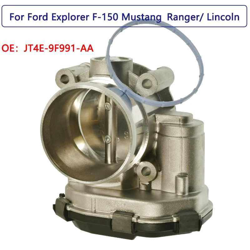 

60mmThrottle Body for Ford Explorer F-150 Mustang Ranger Edge Lincoln Nautilus Aviator 2.3L 2.7L 3.0L Throttle Valve JT4E9F991AA