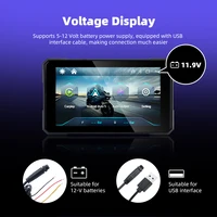 EKIY 5.0 inch Wireless CarPlay Moto Android Auto Portable Digital Motorcycle Dashboard GPS Navigation Removable Display Screen - Image 6