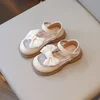 Girls Princess Shoes for Party Wedding Children Love Breatheable Lace Mesh Princess Shoes with Bow-knot Kids Performance Shoes 1