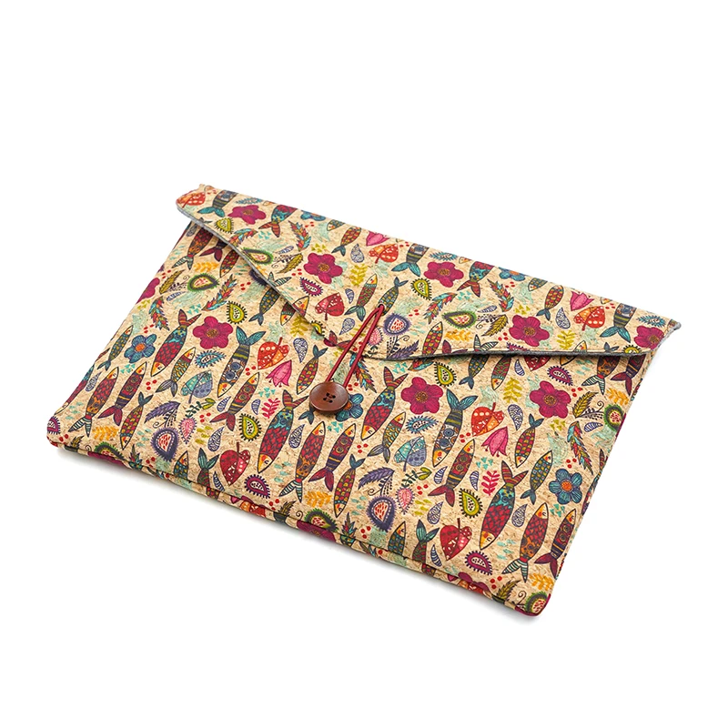 Vintage Soft Cork Cloth Tablet Sleeve - Protective Cover