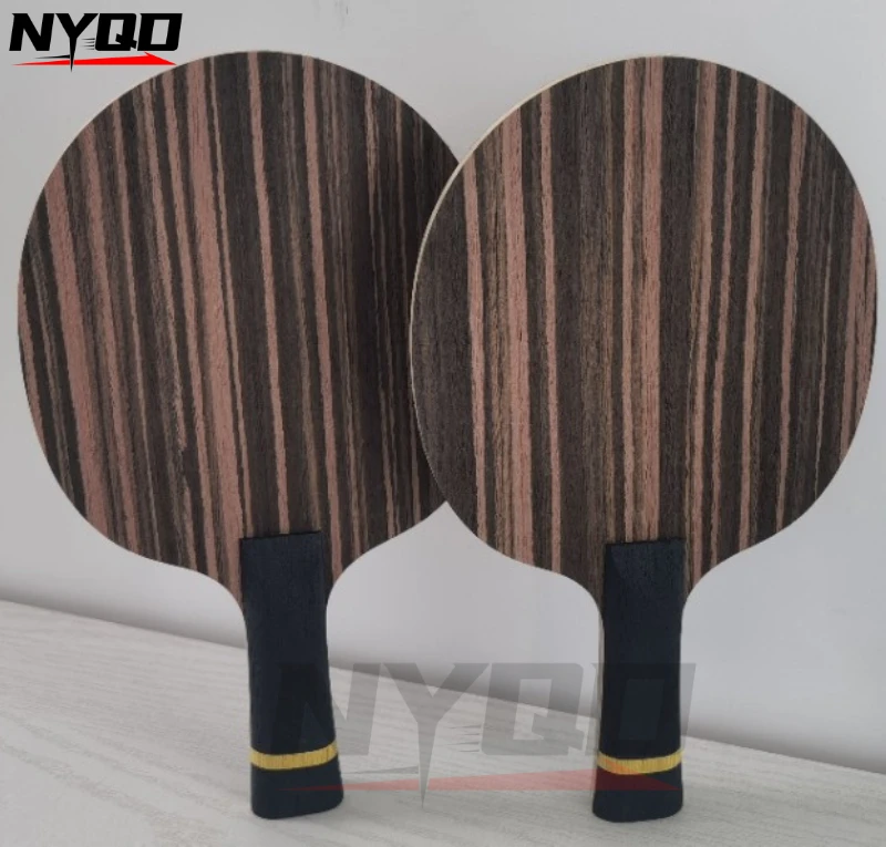 

Table Tennis Racket FL&CS Grip Ping Pong Blade Paddle Black Sandalwood Professional PingPong Racket