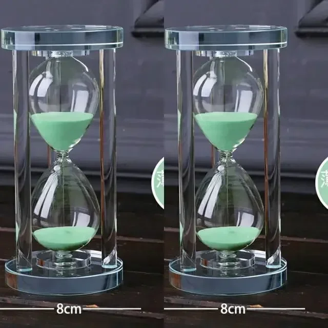 Hourglass Sand Timer 15-60 Minutes Kitchen School Modern Crystal Sandglass Sand Clock Tea Timers Home Decoration Gift sand timer liquid hourglass timer colored hourglass