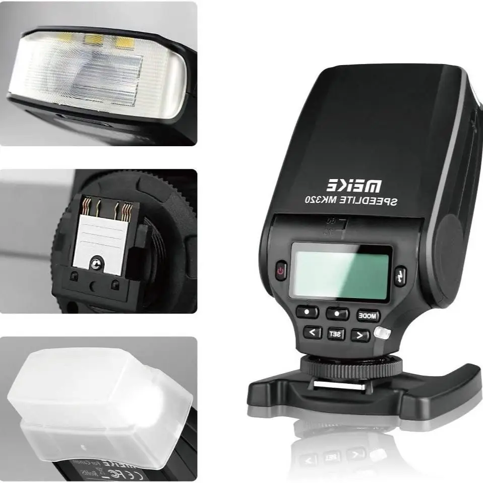 Meike MK320 For Nikon TTL Camera Flash fits J1 J2 J3...D600 D610 D700 D750 D810 D800 D3300 D5200 D5300 D5500 D7000 D7100 D7200 2
