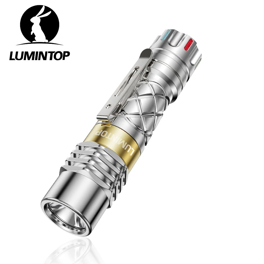 EDC Keychain LED Flashlight High Powerful 1000 LM Outdoor Light Self Defense Mini Torch Lighting Strobe Hiking Camping Ring King