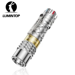 EDC Keychain LED Flashlight High Powerful 1000 LM Outdoor Light Self Defense Mini Torch Lighting Strobe Hiking Camping Ring King