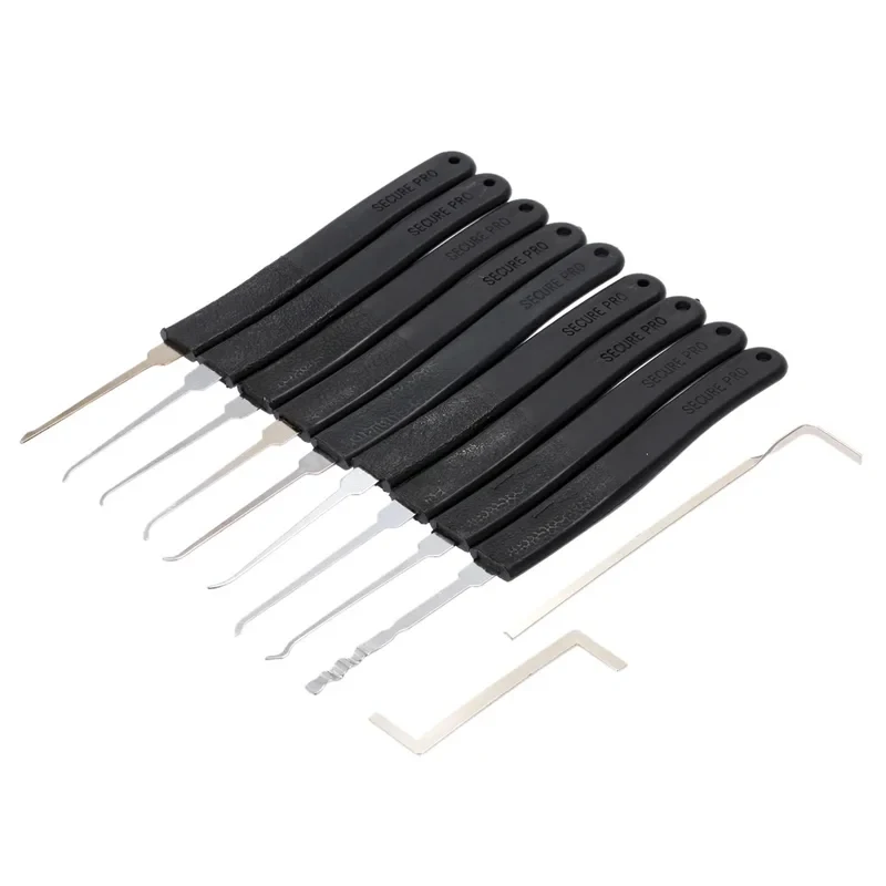 ערכת כלים לפתיחת מנעולי דלתות, כלי פריצה מהירה, כלי מנעולן מקצועי עם 2 מפתחות קטנים לבית ולמגורים