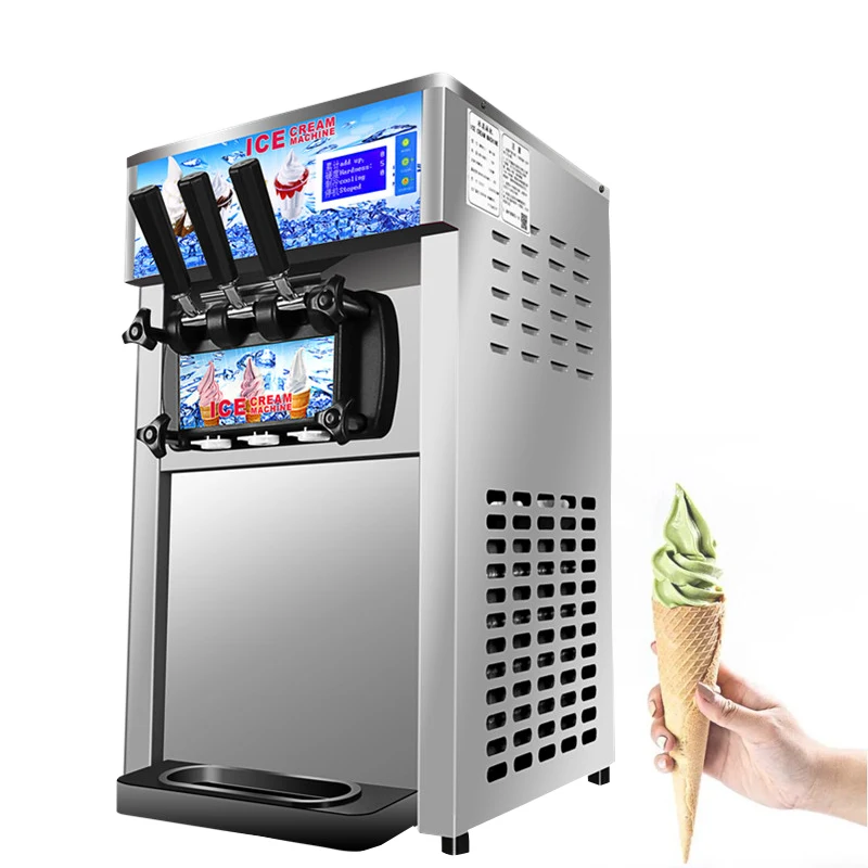 

Bestselling Automatic Soft Serve Ice Cream Machine Ice Cream Making Machine Sweet Cone Equipment Vending Machine