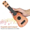 Mini Guitar 4 String Classical Ukulele Guitar Toy Instrument Children Beginners Simulation Playing Early Teaching Small Guitar 5