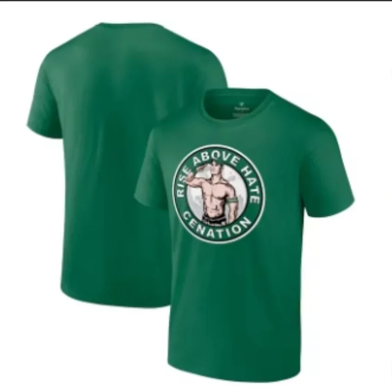 2024 Summer Men's 3D Printing Famous Wrestler John Cena T-shirt Children's Street Round Neck Sports Large Top 2