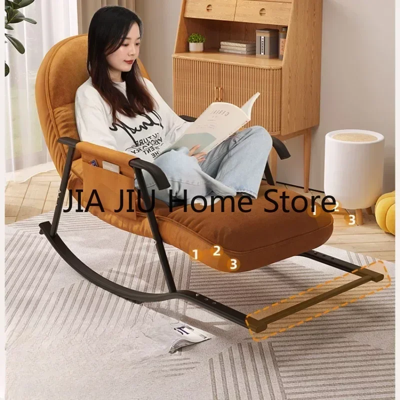 Lazy Sofa Chaise Lounge Rocking Recliner Balcony Home Chaise Lounge Relaxation Luxury Fauteuil Salon Terrace Furniture QF50TY