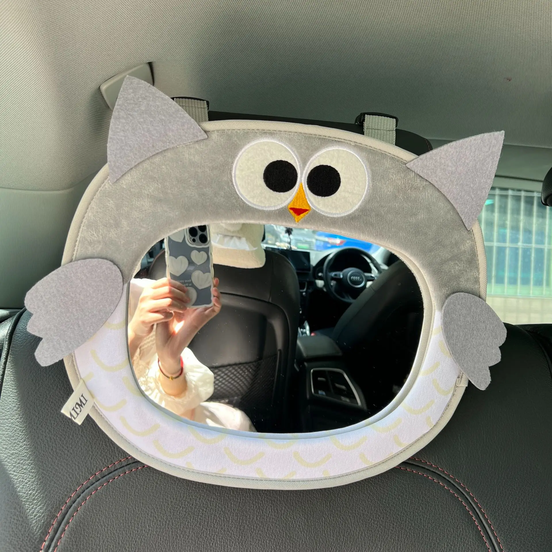 Baby observation mirror reflector in car child safety seat rearview mirror car observation hanging decoration