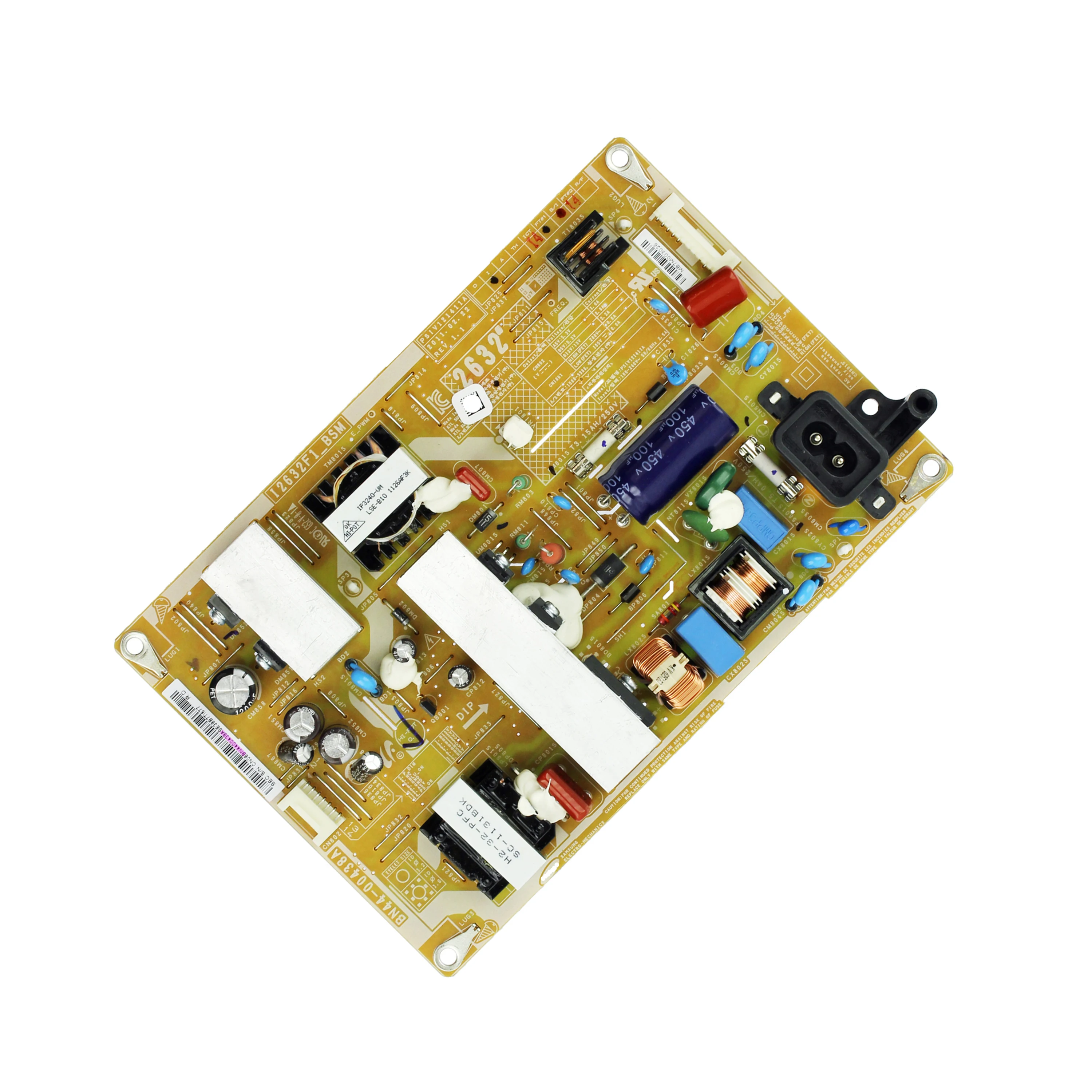 

Original BN44-00438A BN44-00438B BN44-00438C PSIV121411A = I2632F1_BHS = I2632F1_BDY Power Supply Board is for LN26D467E1HXZA TV