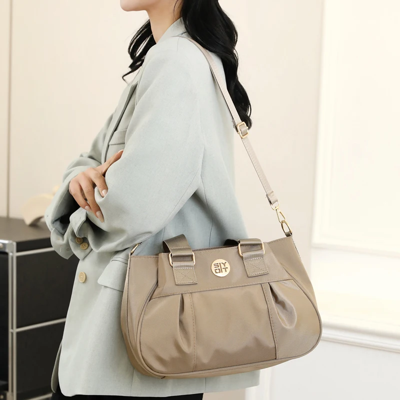 Women's Shoulder Bag High Quality Top-handle Bag Nylon Female Travel Bags Largesenger Bag Nylon waterproof Lady Purse sac a main