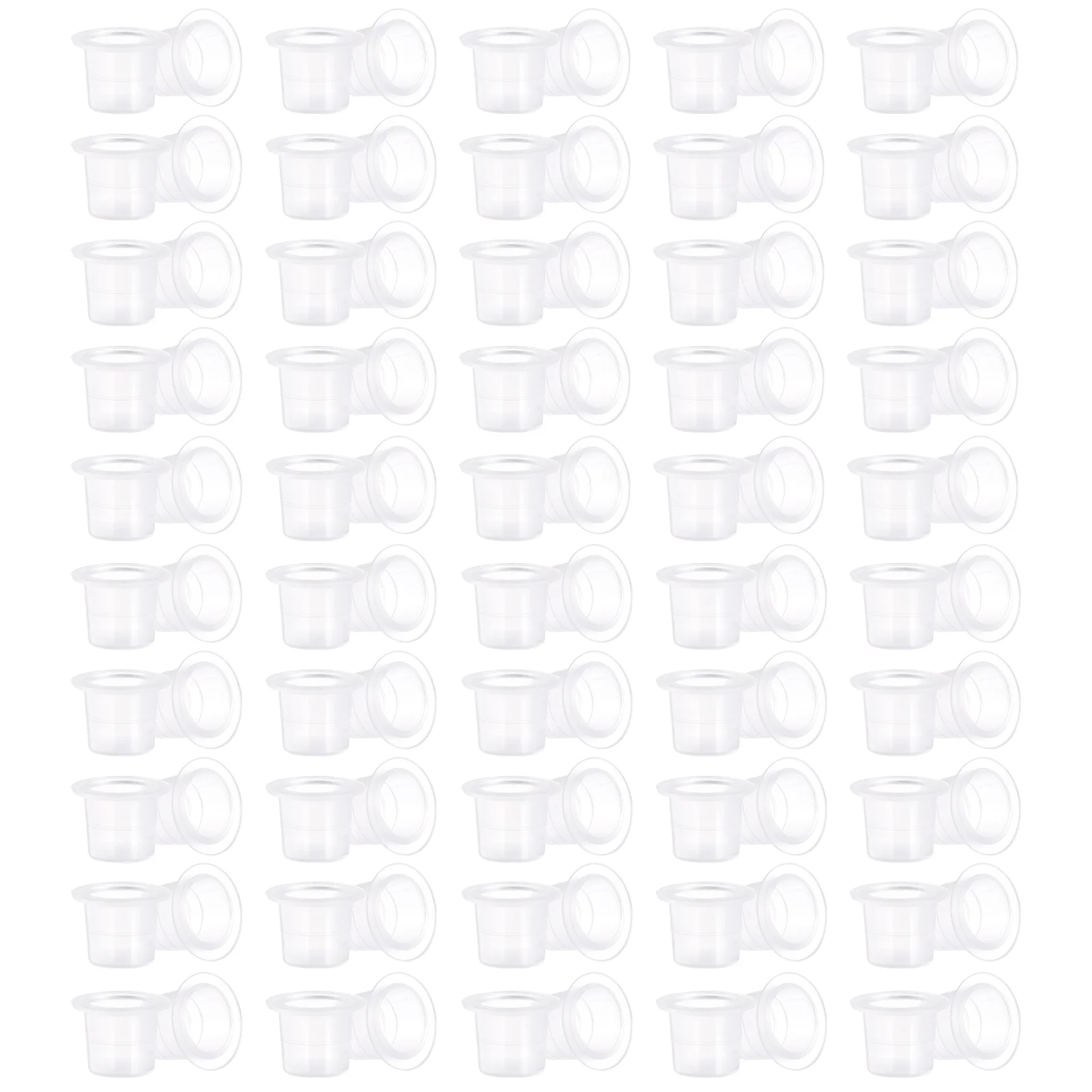 

Healifty 100pcs Tattoos Ink Cups Disposable Ink Cups Makeup Containers Tattooing Pigment Container Tattoos Kits